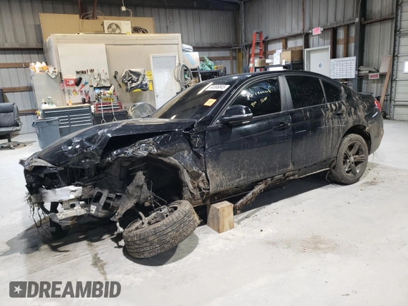 2015 BMW 3 Series 320i with VIN WBA3B1C53FP681398, listed as a Copart auction lot 44566845 with 181,621 mi miles and Salvage title. Bid and sale history available at DreamBid. Image 1.