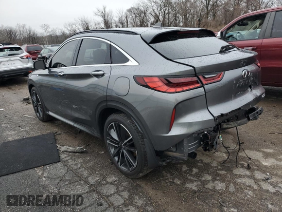 2022 Infiniti QX55 Essential с VIN 3PCAJ5K39NF100886, выставлен на аукционе Copart как лот 82152013 с пробегом 49 497 миль миль и Списание • Salvage title. История ставок и продаж доступна на DreamBid. Изображение 2.