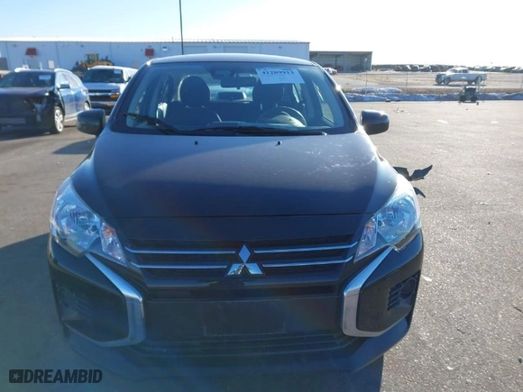2023 Mitsubishi Mirage G4 ES with VIN ML32FUFJ0PHF04953, listed as a IAAI auction lot 41289913 with 22,539 mi miles. Bid and sale history available at carsss.com. Image 13.