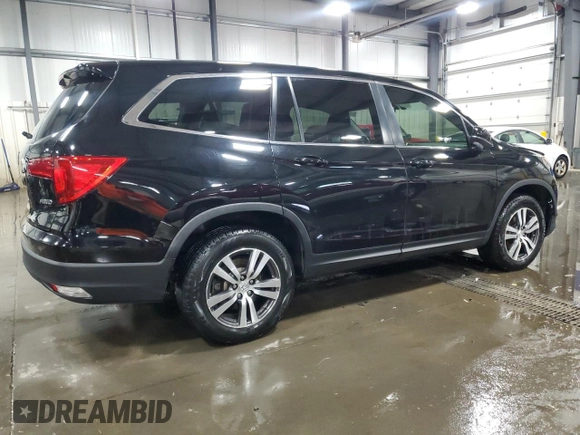 2016 Honda Pilot EX-L with VIN 5FNYF6H54GB056149, listed as a Copart auction lot 52232145 with 168,925 mi miles and Salvage Title. Bid and sale history available at carsss.com. Image 3.
