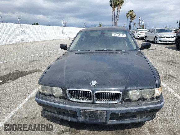2001 BMW 7 Series 740i с VIN WBAGG83421DN87462, выставлен на аукционе Copart как лот 54761195 с пробегом 11 490 миль миль и Чистый • Clean title. История ставок и продаж доступна на DreamBid. Изображение 5.