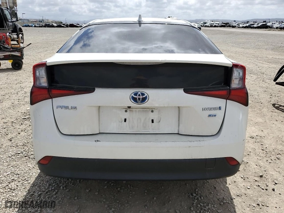 2020 Toyota Prius L Eco with VIN JTDKARFU3L3122858, listed as a Copart auction lot 51014035 with 99,110 mi miles and Salvage Title. Bid and sale history available at carsss.com. Image 6.