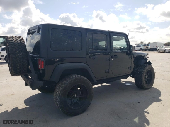 2015 Jeep Wrangler Unlimited Sport with VIN 1C4BJWDG2FL639049, listed as a Copart auction lot 43604925 with 139,716 mi miles and Salvage Title. Bid and sale history available at carsss.com. Image 3.