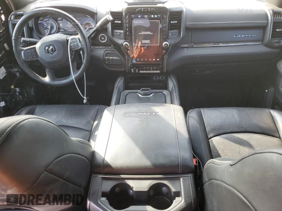 2022 Ram 2500 Limited with VIN 3C6UR5SLXNG418460, listed as a Copart auction lot 75847674 with 45,499 mi miles and Salvage title. Bid and sale history available at DreamBid. Image 8.