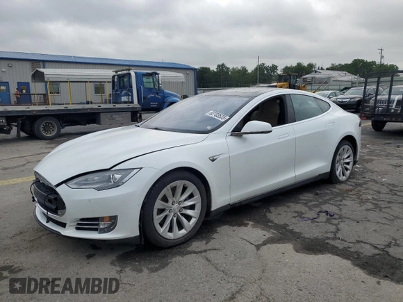 2016 Tesla Model S 90D with VIN 5YJSA1E26GF133699, listed as a Copart auction lot 62703535 with Not provided miles and Salvage title. Bid and sale history available at DreamBid. Image 1.