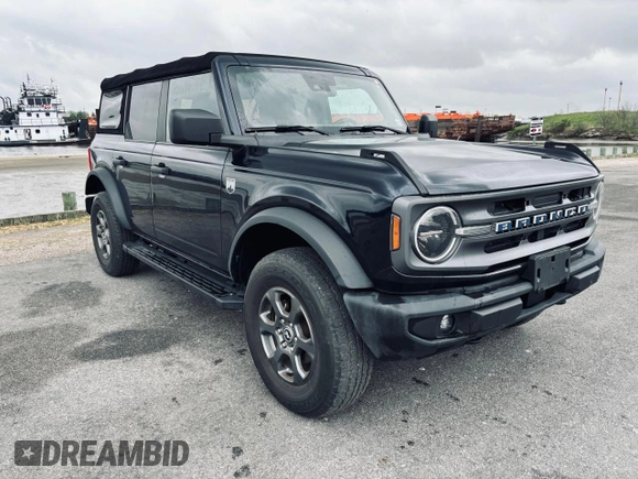 2021 Ford Bronco with VIN 1FMDE5BH8MLA83132, listed as a Copart auction lot 54382935 with 31,192 mi miles and Salvage title. Bid and sale history available at DreamBid. Image 1.