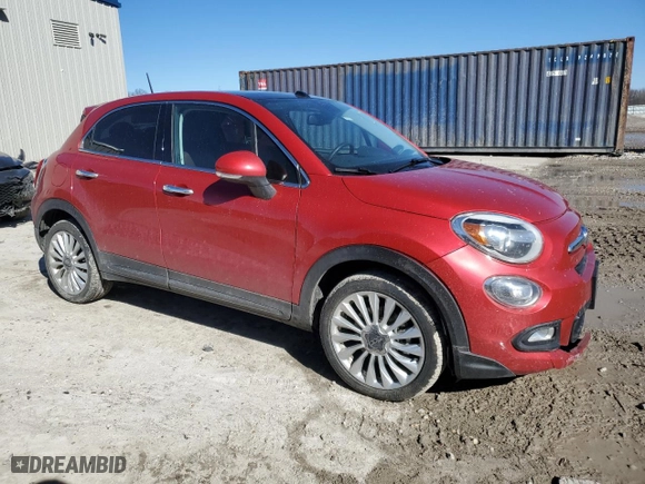 2016 FIAT 500X Lounge with VIN ZFBCFXDT1GP399997, listed as a Copart auction lot 47788035 with 107,627 mi miles and Clean Title. Bid and sale history available at carsss.com. Image 4.