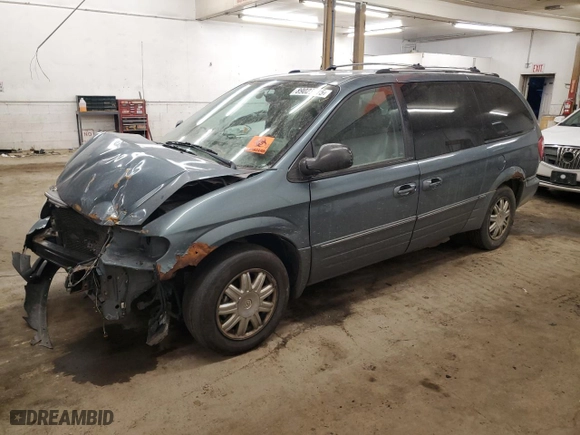 2006 Chrysler Town & Country LWB Limited with VIN 2A8GP64L86R906471, listed as a Copart auction lot 89023815 with 0 mi miles and Non Repairable. Bid and sale history available at carsss.com. Image 1.