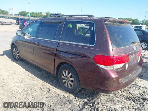 2009 Honda Odyssey EX-L with VIN 5FNRL38699B402476, listed as a IAAI auction lot 42146268 with 189,106 mi miles. Bid and sale history available at carsss.com. Image 3.