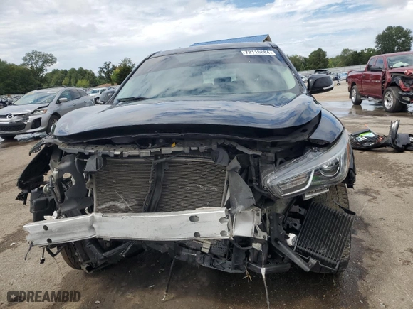 2019 Infiniti QX60 PURE with VIN 5N1DL0MMXKC559235, listed as a Copart auction lot 72116684 with 72,752 mi miles and Salvage Title. Bid and sale history available at carsss.com. Image 5.