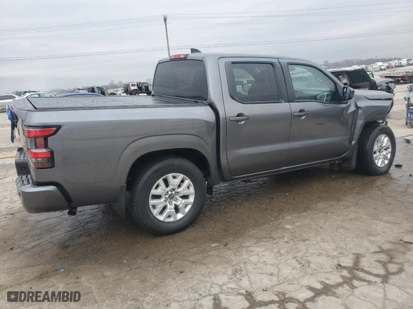 2022 Nissan Frontier S with VIN 1N6ED1EK0NN690236, listed as a Copart auction lot 44001225 with 44,829 mi miles and Salvage Title. Bid and sale history available at carsss.com. Image 3.