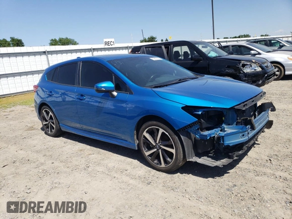 2022 Subaru Impreza Special Sports with VIN 4S3GTAM62N3714003, listed as a Copart auction lot 52821405 with Not provided miles and Salvage title. Bid and sale history available at DreamBid. Image 4.