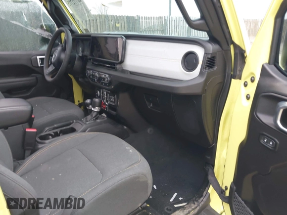 2024 Jeep Wrangler Sport S with VIN 1C4RJXN62RW121018, listed as a IAAI auction lot 41772775 with 1,146 mi miles and . Bid and sale history available at DreamBid. Image 5.