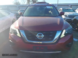 2017 Nissan Pathfinder SV with VIN 5N1DR2MN9HC669673, listed as a IAAI auction lot 41357063 with 141,127 mi miles. Bid and sale history available at carsss.com. Image 6.
