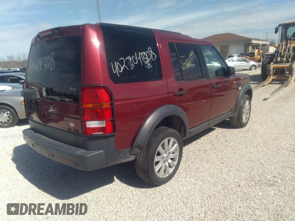 2006 Land Rover LR3 SE with VIN SALAD25476A369370, listed as a IAAI auction lot 41216399 with 181,941 mi miles. Bid and sale history available at carsss.com. Image 4.