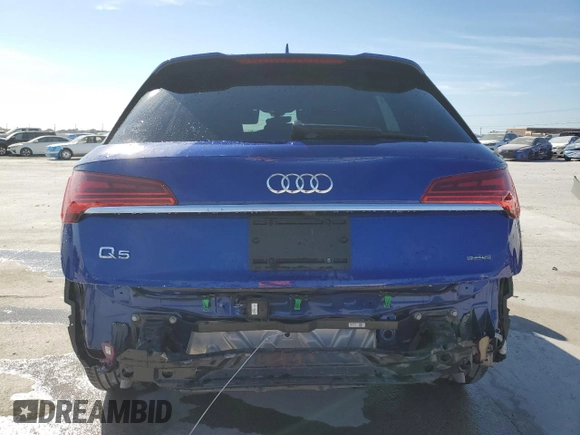 2021 Audi Q5 Premium Plus with VIN WA1E2AFY8M2029978, listed as a Copart auction lot 77748144 with 0 mi miles and Clean Title. Bid and sale history available at carsss.com. Image 6.