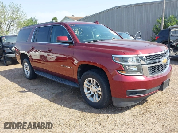 2017 Chevrolet Suburban LS with VIN 1GNSCGKC9HR325390, listed as a IAAI auction lot 41942382 with 104,573 mi miles and . Bid and sale history available at DreamBid. Image 1.