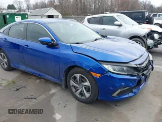 2019 Honda Civic LX with VIN 2HGFC2F66KH575874, listed as a IAAI auction lot 41664785 with 96,597 mi miles and . Bid and sale history available at DreamBid. Image 1.