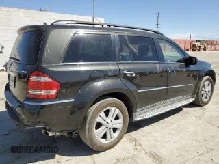 2009 Mercedes-Benz GL-Class 4.6L with VIN 4JGBF71E29A469166, listed as a Copart auction lot 71948464 with 109,291 mi miles and Salvage Title. Bid and sale history available at carsss.com. Image 3.