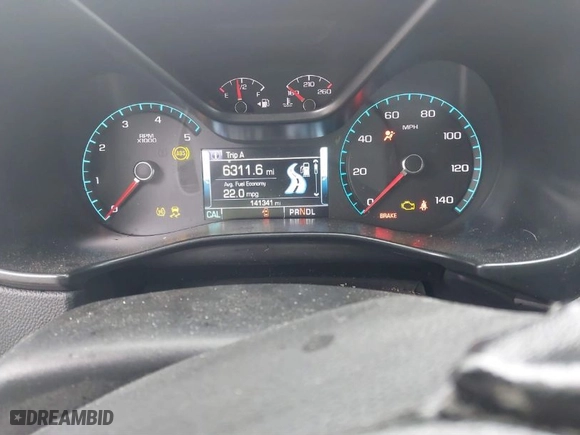 2017 Chevrolet Colorado 4WD LT with VIN 1GCPTCE10H1172303, listed as a IAAI auction lot 41572166 with 141,341 mi miles. Bid and sale history available at carsss.com. Image 7.