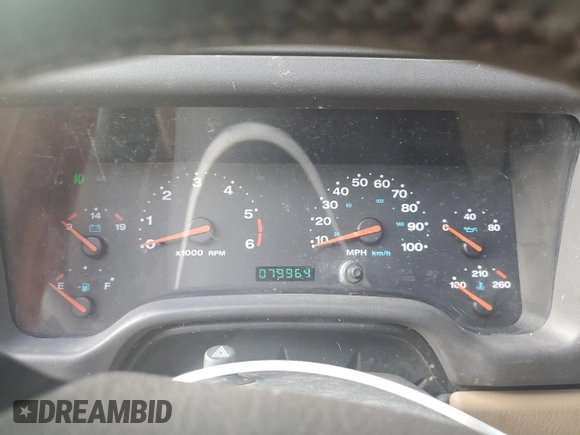 2002 Jeep Wrangler Sahara with VIN 1J4FA59SX2P747327, listed as a Copart auction lot 59515455 with 79,964 mi miles and Salvage title. Bid and sale history available at DreamBid. Image 9.