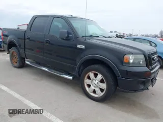2007 Ford F-150 XLT with VIN 1FTPW14V27KC37564, listed as a IAAI auction lot 41716055 with 134,807 mi miles. Bid and sale history available at carsss.com. Image 1.