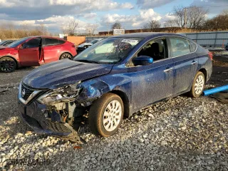 2019 Nissan Sentra S with VIN 3N1AB7AP8KY445343, listed as a Copart auction lot 46794215 with 63,273 mi miles and Salvage Title. Bid and sale history available at carsss.com. Image 1.