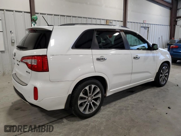 2015 Kia Sorento SX with VIN 5XYKW4A79FG652645, listed as a Copart auction lot 47987745 with 283,622 mi miles and Clean Title. Bid and sale history available at carsss.com. Image 3.