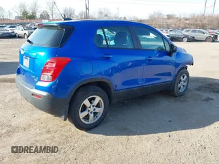2016 Chevrolet Trax LS with VIN KL7CJNSB3GB757122, listed as a IAAI auction lot 41785634 with 74,143 mi miles. Bid and sale history available at carsss.com. Image 4.