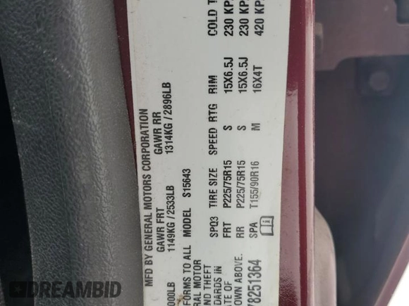 2007 GMC Canyon SLE1 with VIN 1GTCS13E878251364, listed as a Copart auction lot 46037955 with 192,997 mi miles and Salvage title. Bid and sale history available at DreamBid. Image 12.