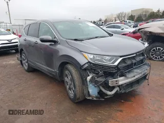 2017 Honda CR-V EX-L with VIN 7FARW1H89HE004524, listed as a IAAI auction lot 41504713 with 27,529 mi miles. Bid and sale history available at carsss.com. Image 1.