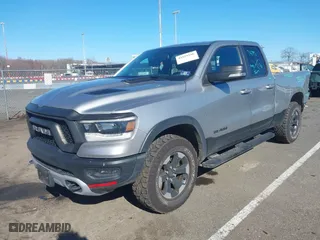 2019 Ram 1500 Rebel with VIN 1C6SRFET2KN671753, listed as a IAAI auction lot 41889166 with 72,883 mi miles. Bid and sale history available at carsss.com. Image 2.