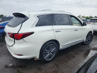 2020 Infiniti QX60 Luxe with VIN 5N1DL0MM6LC516108, listed as a Copart auction lot 63279805 with 97,965 mi miles and Salvage title. Bid and sale history available at DreamBid. Image 3.