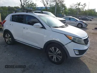 2013 Kia Sportage EX with VIN KNDPC3A22D7420590, listed as a IAAI auction lot 42368892 with 167,201 mi miles and . Bid and sale history available at DreamBid. Image 1.