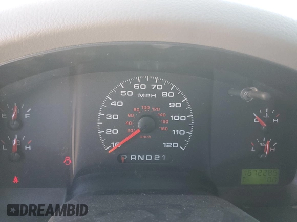 2006 Ford F-150 STX with VIN 1FTRX02W46KC45336, listed as a Copart auction lot 46546915 with 167,228 mi miles and Salvage title. Bid and sale history available at DreamBid. Image 9.