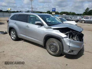 2016 Toyota Highlander Limited with VIN 5TDDKRFH1GS290074, listed as a Copart auction lot 59909005 with 205,380 mi miles and Salvage title. Bid and sale history available at DreamBid. Image 4.