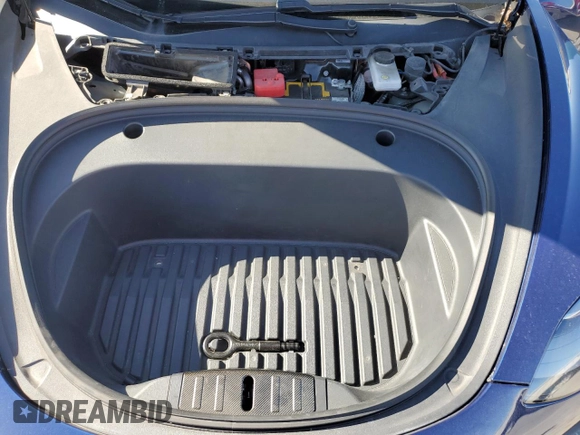 2021 Tesla Model 3 Long Range with VIN 5YJ3E1EBXMF925147, listed as a Copart auction lot 49741275 with 106,947 mi miles and Salvage Title. Bid and sale history available at DreamBid. Image 11.