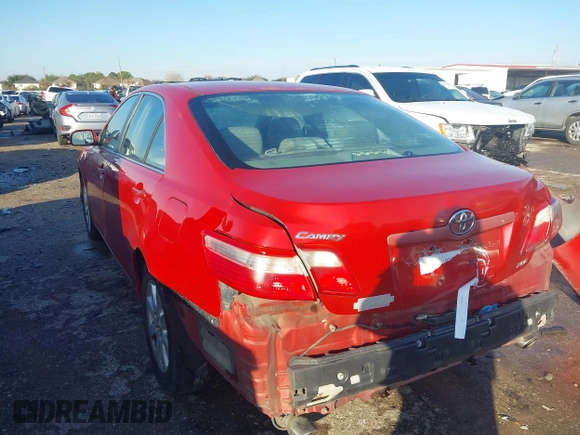 2008 Toyota Camry LE with VIN 4T1BK46K28U066181, listed as a IAAI auction lot 41190554 with 263,484 mi miles. Bid and sale history available at carsss.com. Image 3.