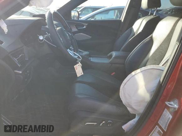2022 Acura RDX w/A-Spec Package with VIN 5J8TC1H65NL004443, listed as a Copart auction lot 80277424 with 37,479 mi miles and Salvage Title. Bid and sale history available at carsss.com. Image 7.