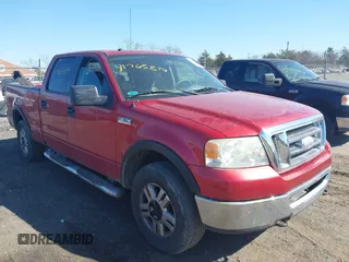 2008 Ford F-150 XLT with VIN 1FTPW14V78FA55613, listed as a IAAI auction lot 41765817 with 142,055 mi miles. Bid and sale history available at carsss.com. Image 1.