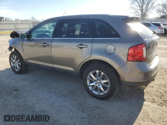 2013 Ford Edge Limited with VIN 2FMDK4KC6DBC34864, listed as a Copart auction lot 41521345 with 167,793 mi miles and Salvage Title. Bid and sale history available at carsss.com. Image 2.
