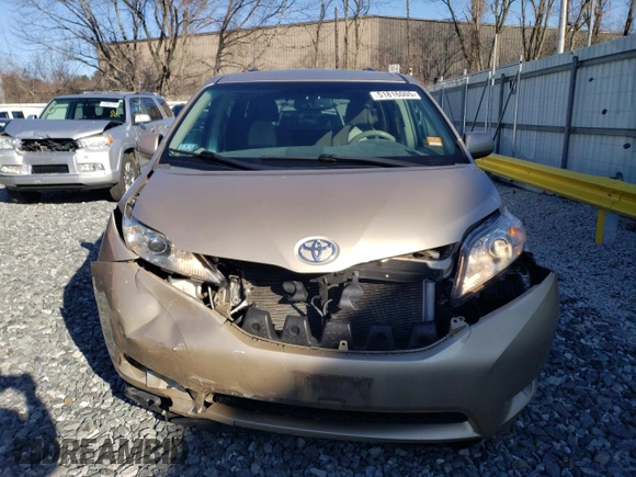 2013 Toyota Sienna LE with VIN 5TDJK3DC4DS059494, listed as a Copart auction lot 51816005 with 188,020 mi miles and Clean Title. Bid and sale history available at carsss.com. Image 5.