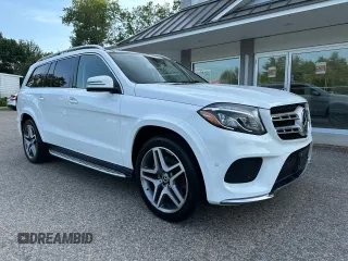 2018 Mercedes-Benz GLS 550 z VIN 4JGDF7DE4JA999468, wystawiony jako Copart lot #62771725 z przebiegiem 164 613 mil mil oraz Czysty tytuł • Clean title. Historia ofert i sprzedaży dostępna na DreamBid. Obrazek 1.
