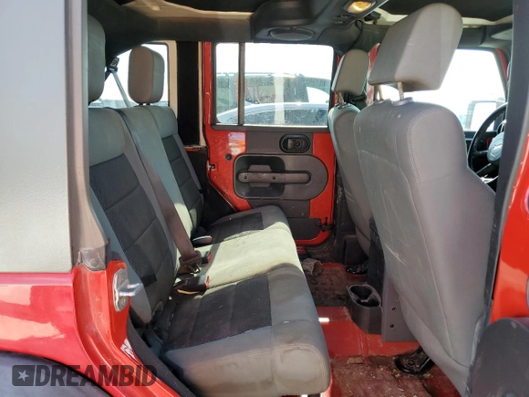 2008 Jeep Wrangler Unlimited X with VIN 1J4GB39168L649201, listed as a Copart auction lot 44152955 with 570,258 mi miles and Clean Title. Bid and sale history available at DreamBid. Image 11.