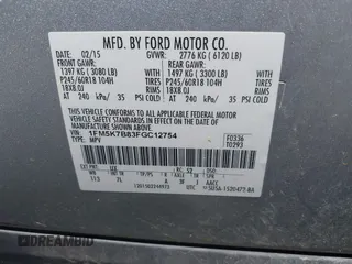 2015 Ford Explorer z VIN 1FM5K7B83FGC12754, wystawiony jako IAAI lot #42296111 z przebiegiem 224 135 mil mil oraz . Historia ofert i sprzedaży dostępna na DreamBid. Obrazek 9.