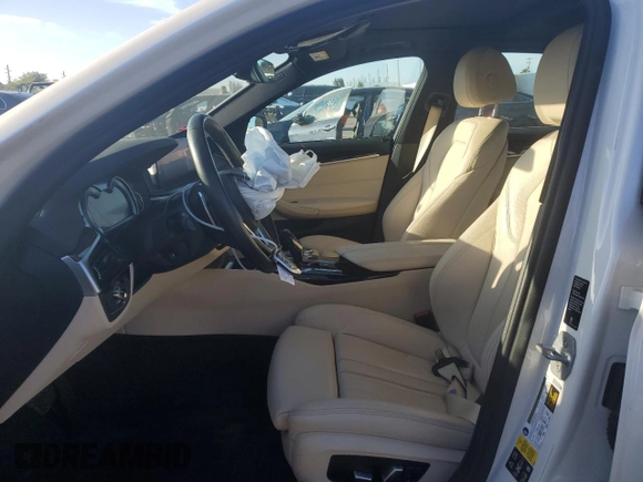 2019 BMW 5 Series 540i xDrive with VIN WBAJE7C58KWW09923, listed as a Copart auction lot 50146235 with 42,440 mi miles and Non Repairable. Bid and sale history available at carsss.com. Image 7.
