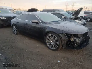 2014 Audi A7 3.0 Premium Plus with VIN WAUWGAFC2EN103120, listed as a Copart auction lot 87043834 with 135,492 mi miles and Non Repairable. Bid and sale history available at carsss.com. Image 4.