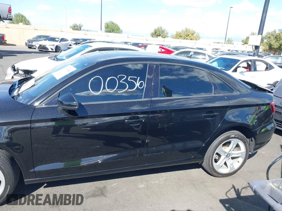 2018 Audi A3 Sedan Premium with VIN WAUAUGFF8J1041935, listed as a IAAI auction lot 41700356 with 44,611 mi miles. Bid and sale history available at carsss.com. Image 14.