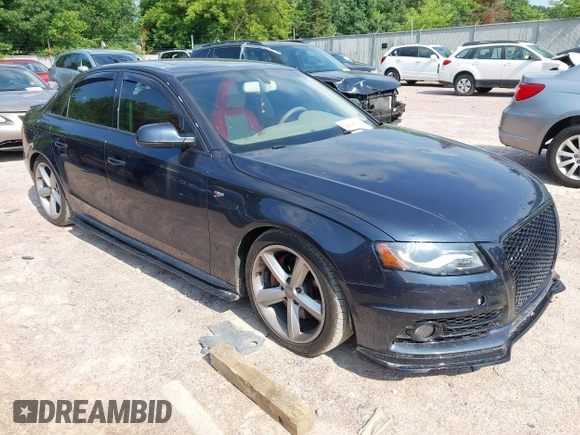 2012 Audi A4 Premium Plus with VIN WAUFFAFL8CN013177, listed as a IAAI auction lot 42640799 with 135,193 mi miles and . Bid and sale history available at DreamBid. Image 1.
