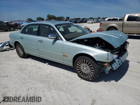 2005 Jaguar XJ Vanden Plas with VIN SAJWA82C45SG47028, listed as a Copart auction lot 49224525 with Not provided miles and Salvage title. Bid and sale history available at DreamBid. Image 4.